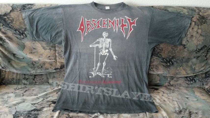 Obscenity &quot;Perversion Mankind&quot; original shirt from 1994