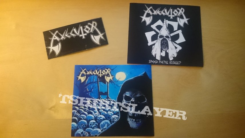 Axecutor Shirt, CD and Stickerts