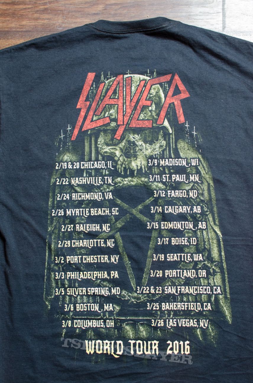 Slayer - World Tour 2016