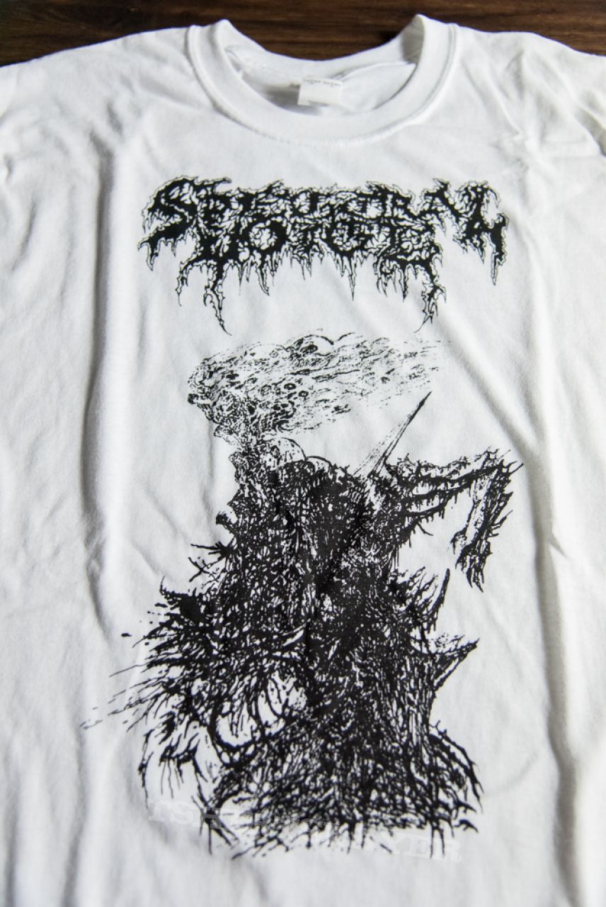 Spectral Voice - Asphyxiated white longsleeve (2018)