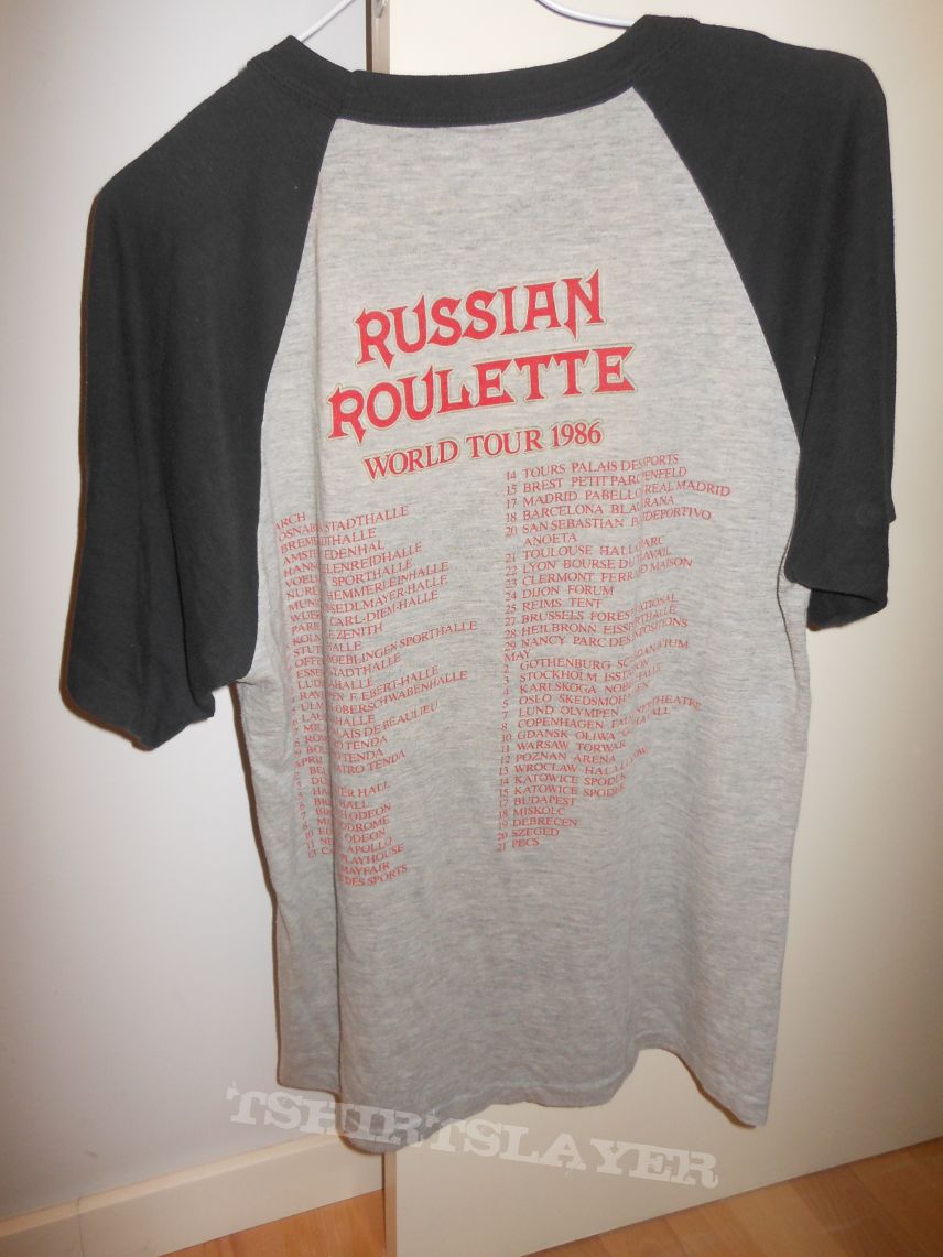 Accept (Russian Roulette 1986 Tour Shirt)