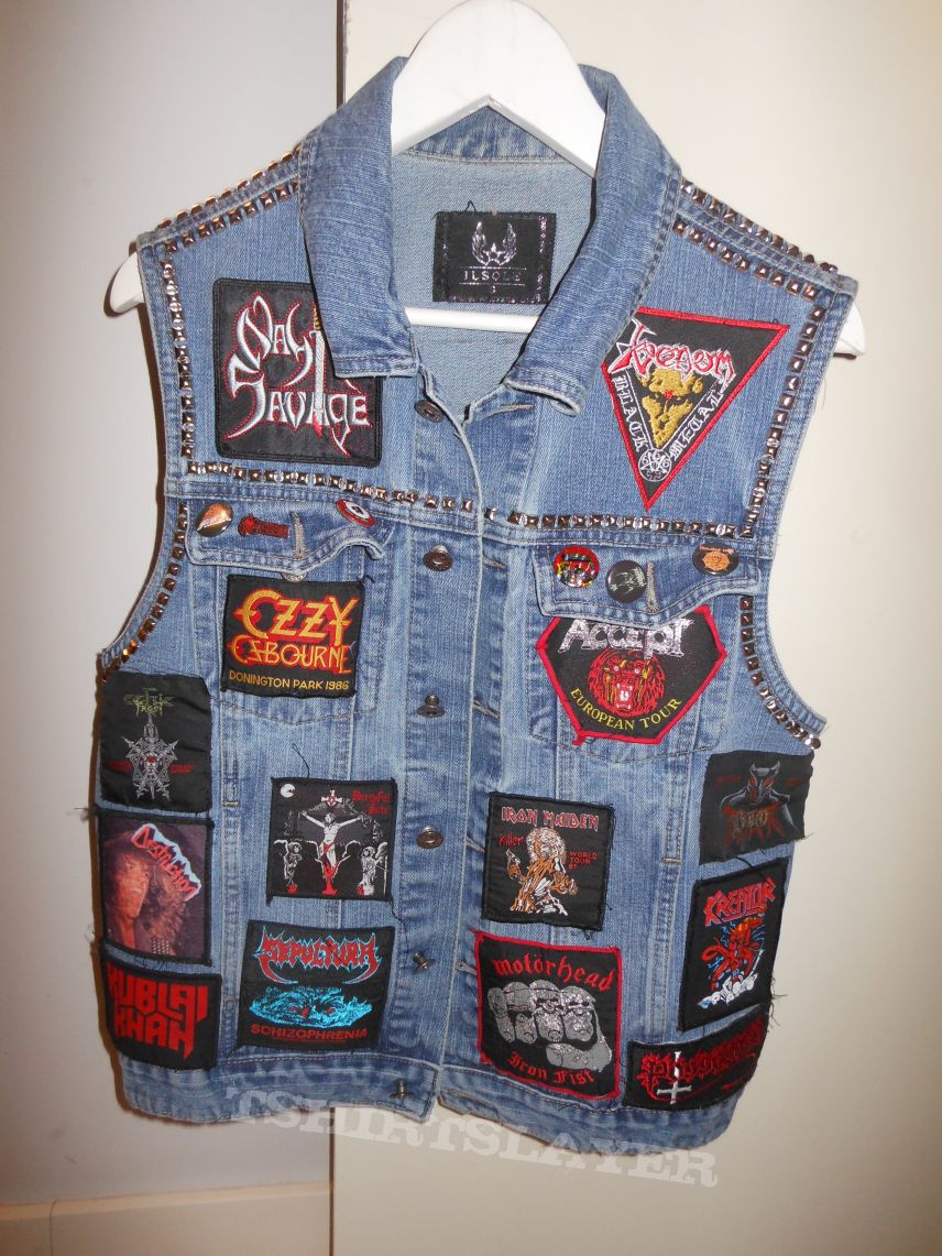 Slayer Show No Mercy Battle Jacket handmade | TShirtSlayer TShirt and ...