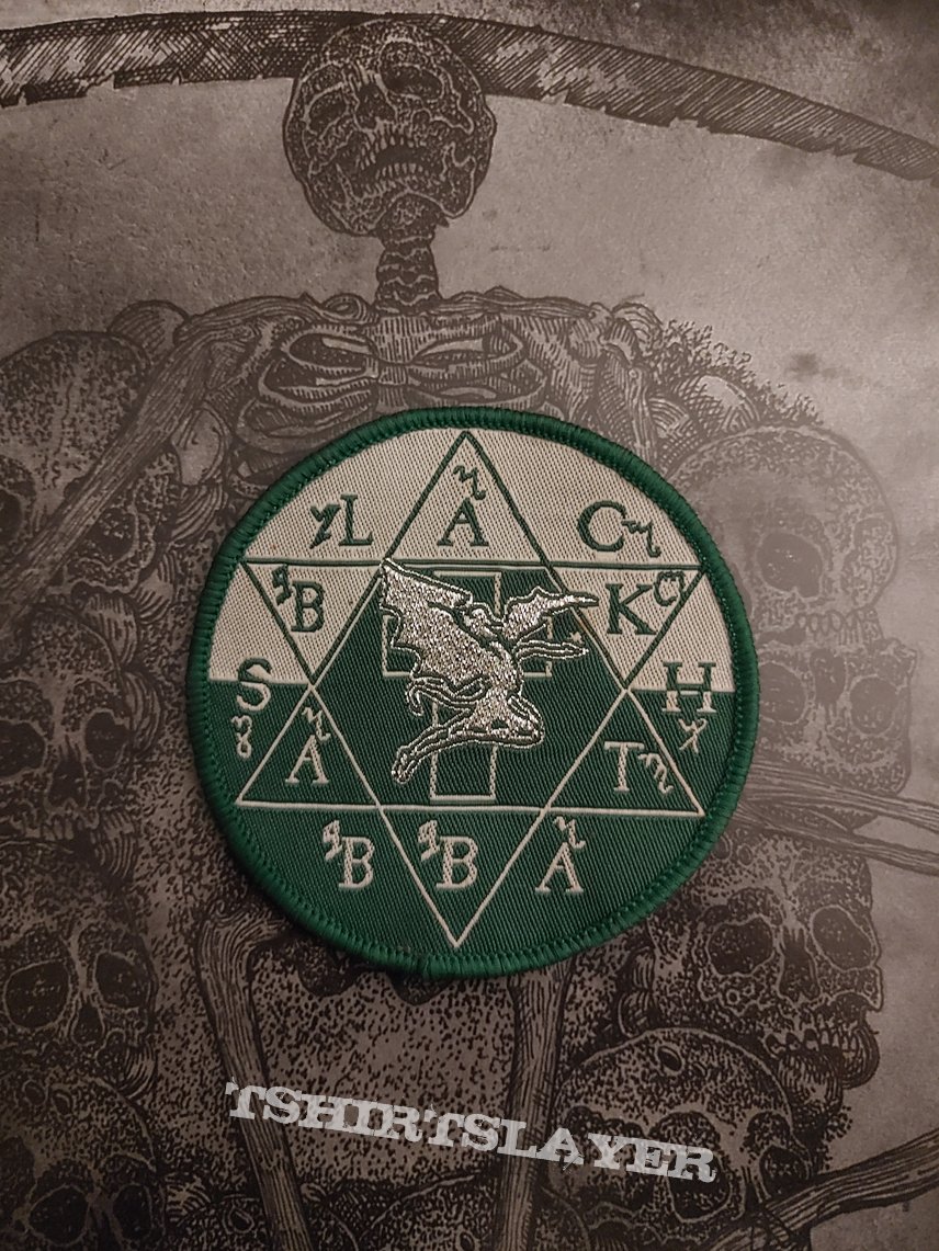 Black Sabbath - Circular Patch green Black Sabbath - Circular Patch green
