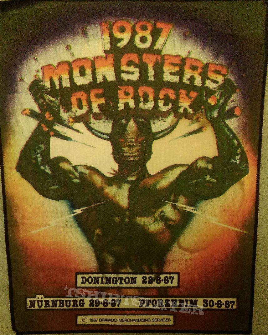 Dio 1987 Monsters of Rock Patch | TShirtSlayer TShirt and