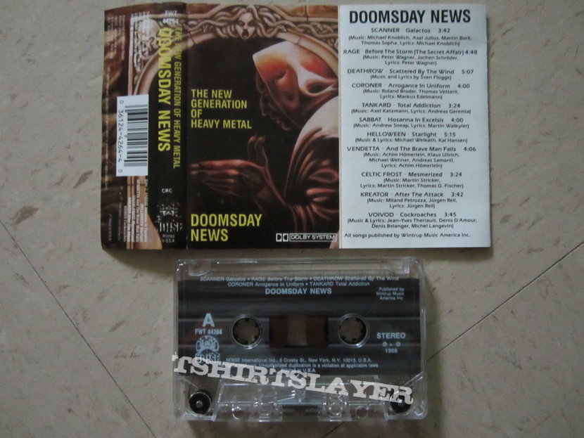 Various Artists Doomsday News - The New Generation Of Heavy Metal (tape)