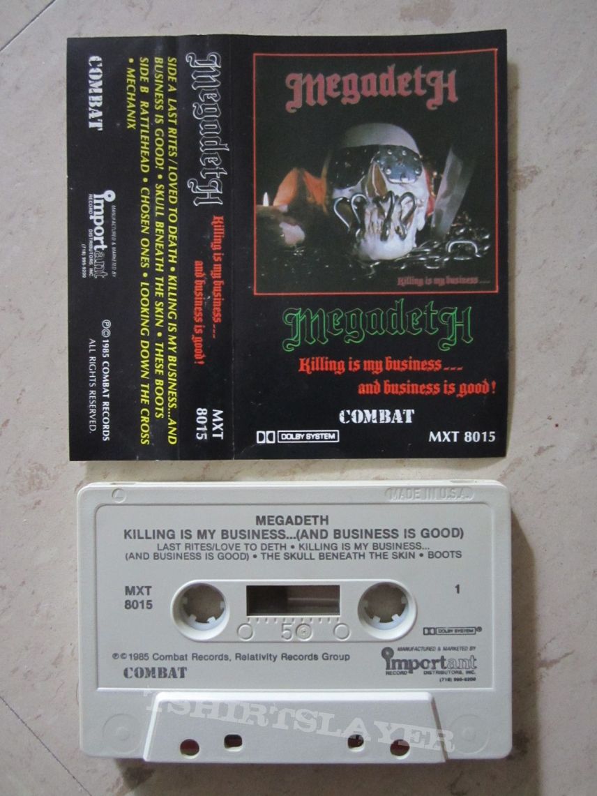 Megadeth - Killing Is My Business... and Business Is Good! (tape)
