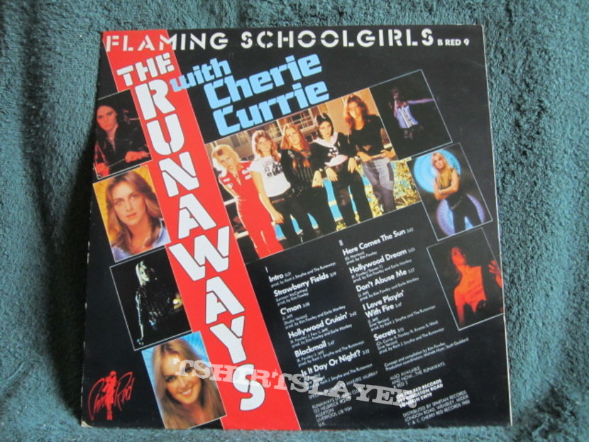 The Runaways - With Cherie Currie - Flaming Schoolgirls (Vinyl)