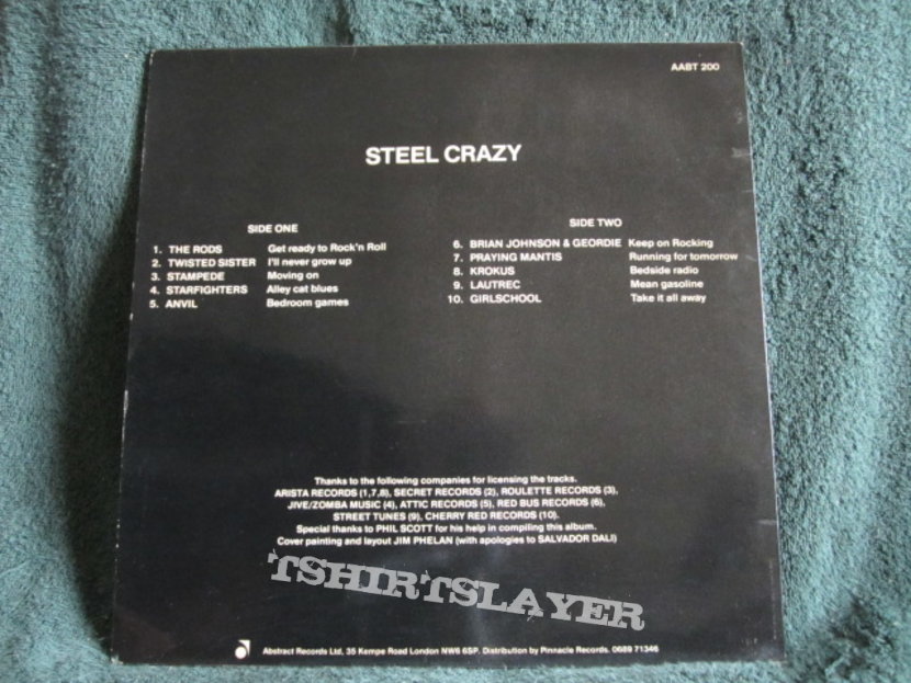 Various Artists Steel Crazy - Compilation (Vinyl)