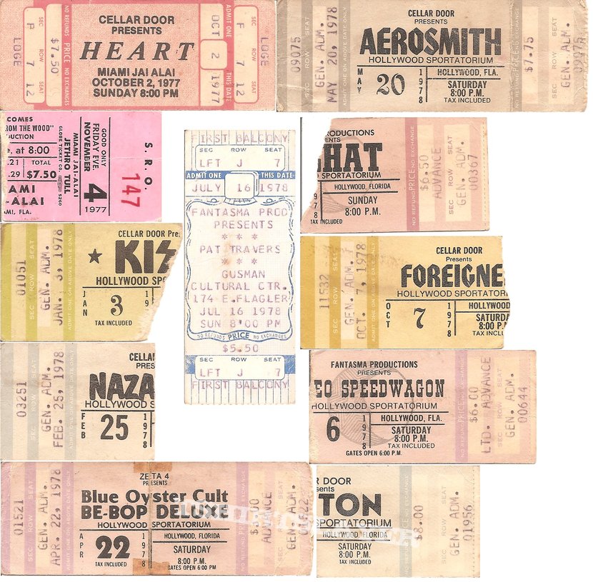 Various Artists - Ticket Stubs (1977 - 1980)