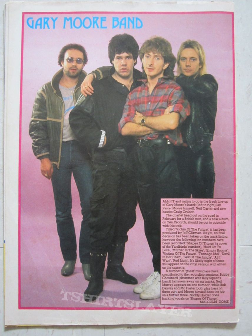 Gary Moore Kerrang! - # 58 (1983 -84)