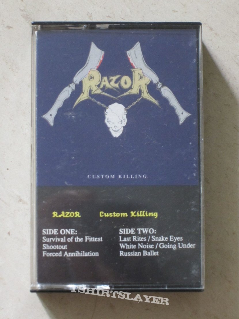 Razor - Custom Killing (tape)
