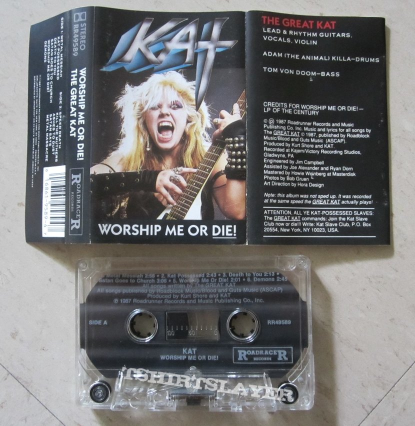 The Great Kat - Worship Me or Die! (tape)