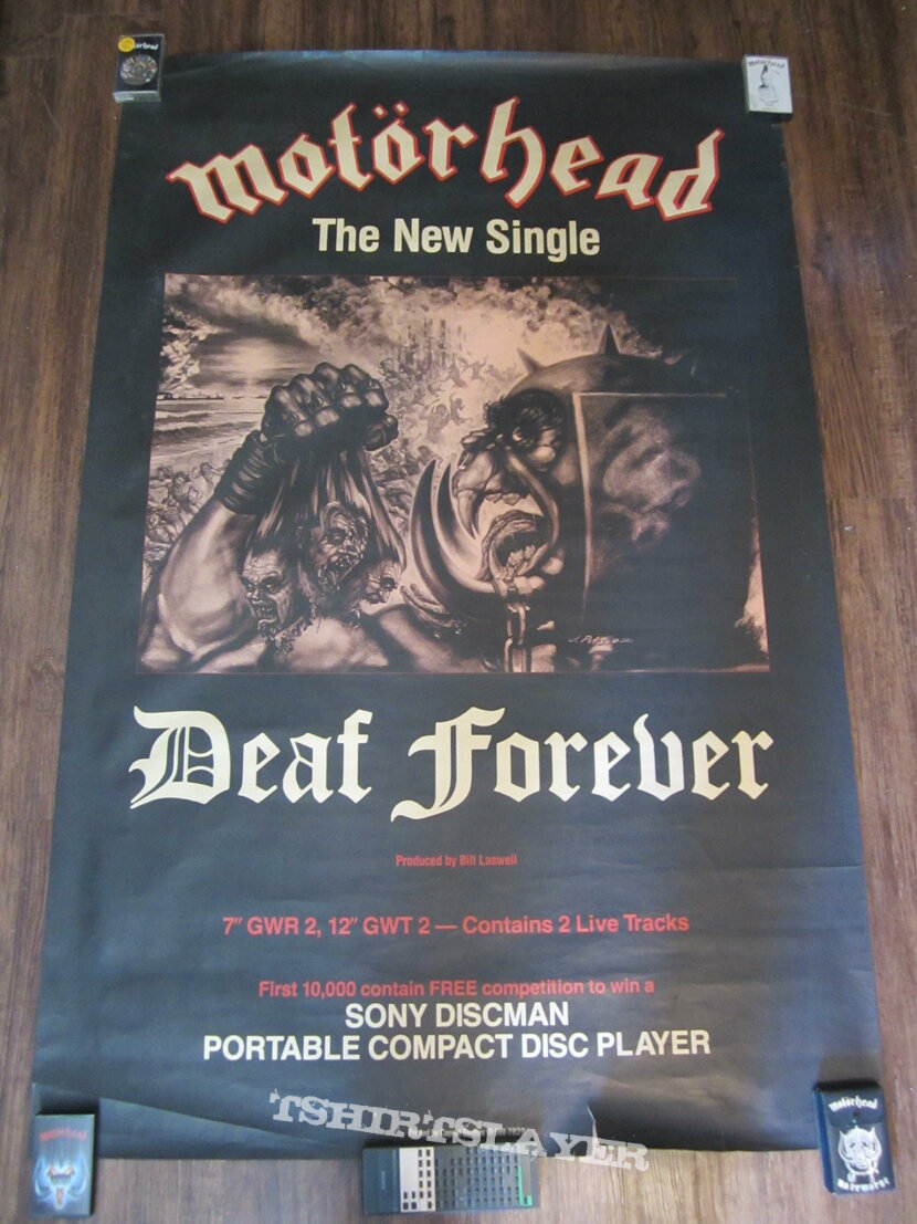 Motörhead - Deaf Forever (promo poster)