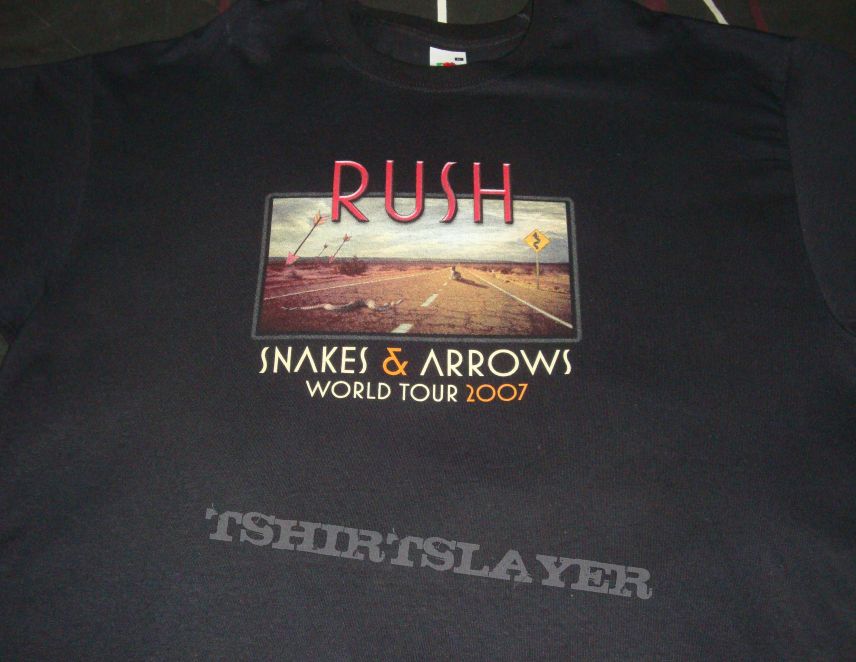 Rush Snakes &amp; arrows tour shirt