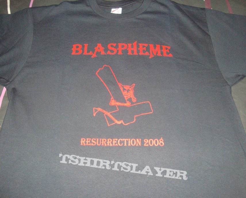 Blasphème Blaspheme Resurrection 2008 shirt