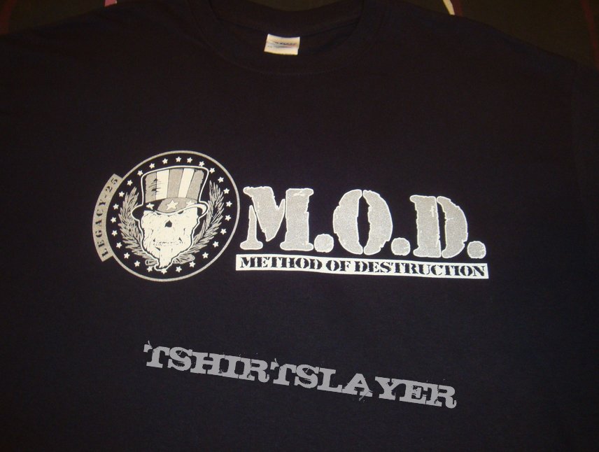 M.O.D. Moshing Europe 2014 Tour shirt