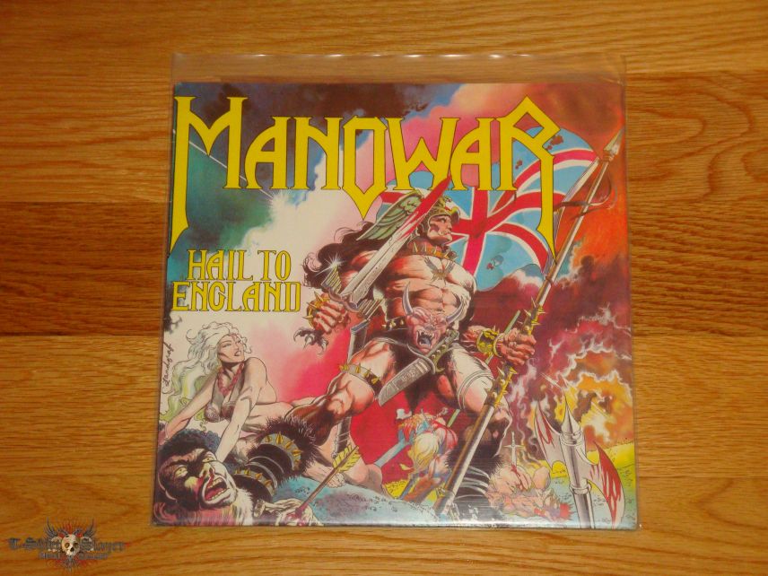 Manowar Hail To England LP