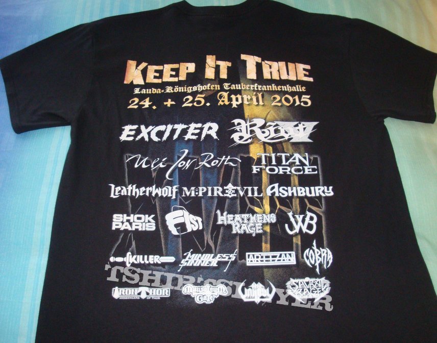 Exciter Keep it True Festival XVIII shirt