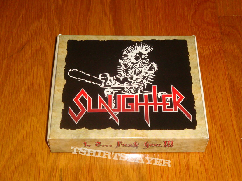 Slaughter (Can) Slaughter - Tortured Souls 4CD BOX | TShirtSlayer TShirt  and BattleJacket Gallery