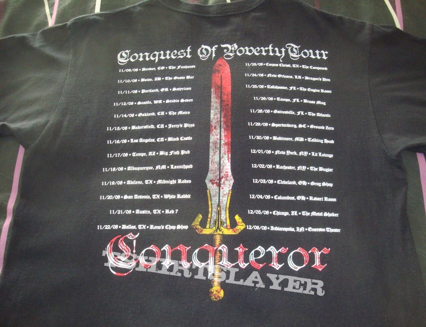 The Gates Of Slumber Conqueror shirt