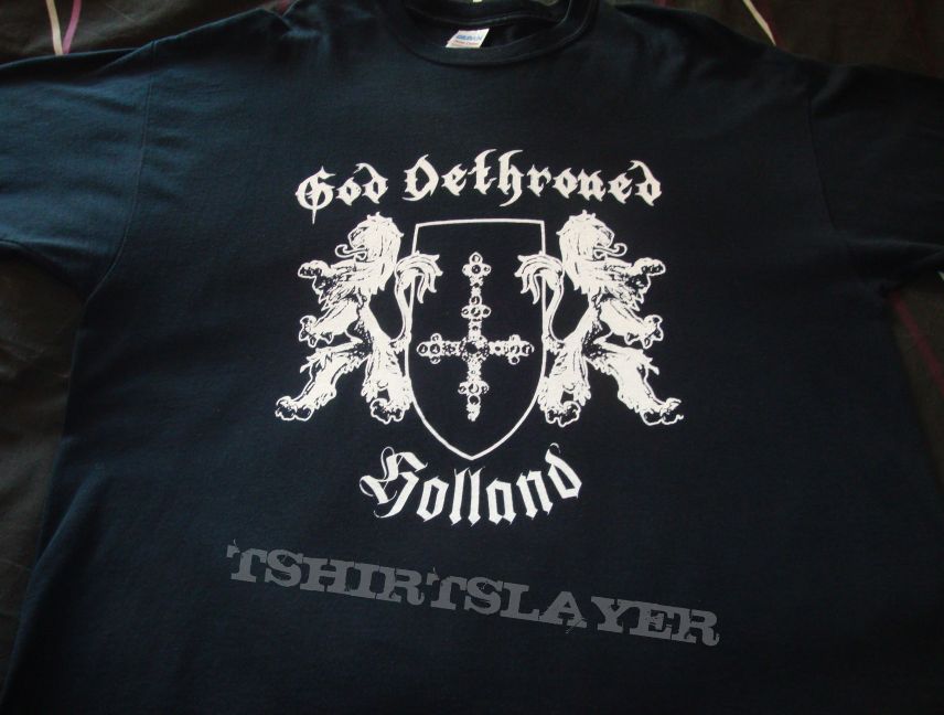 God Dethroned Worldwide blasphemy shirt