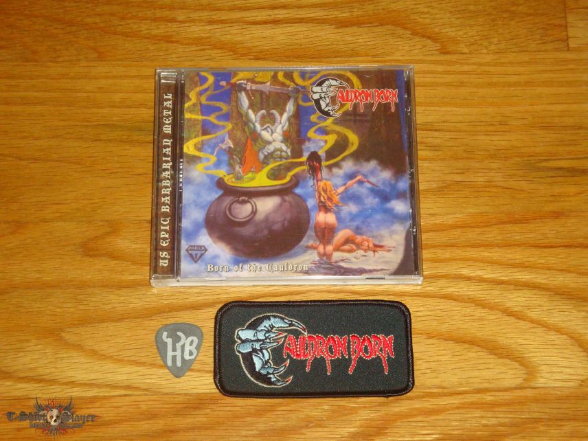 Cauldron Born - Born Of The Cauldron CD LTD + Patch + Guitar Pick