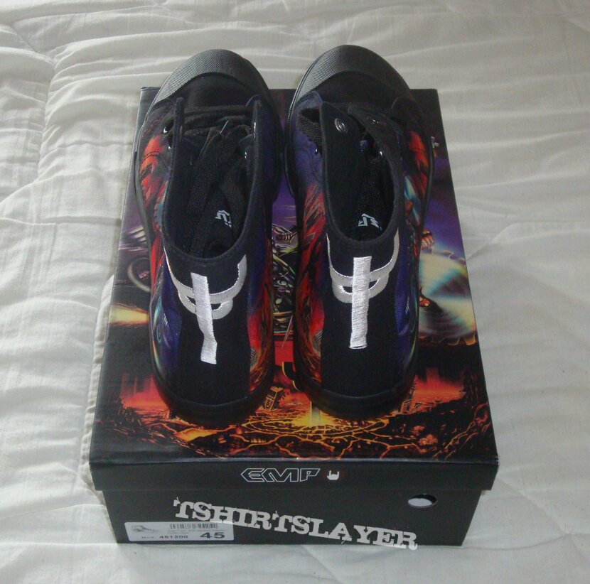 Judas Priest Painkiller Shoes | TShirtSlayer TShirt and BattleJacket Gallery