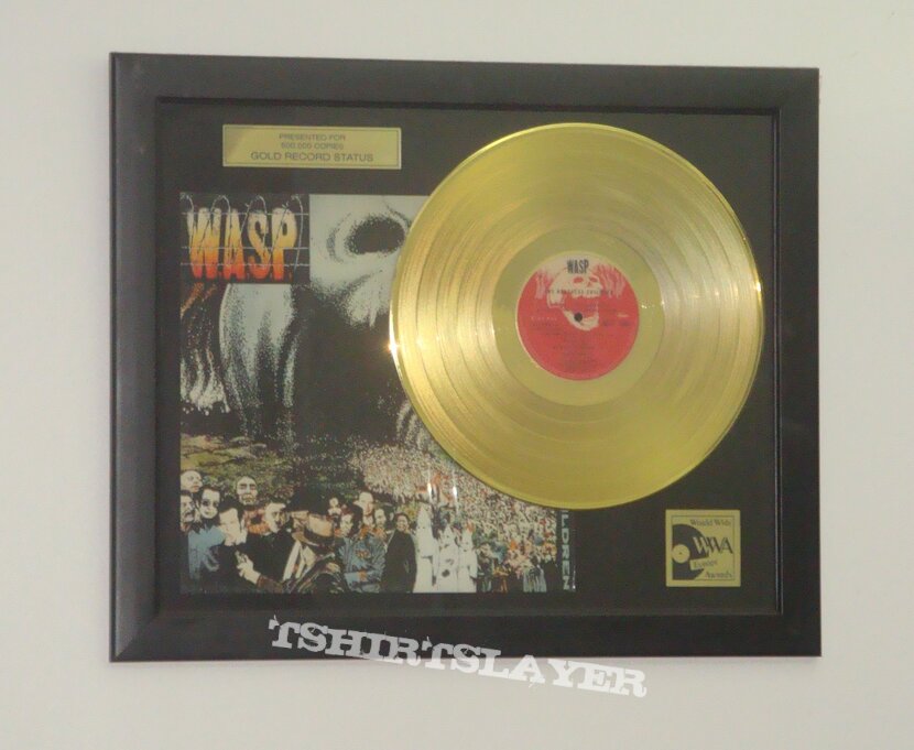 W.A.S.P. The Headless Children Gold Record