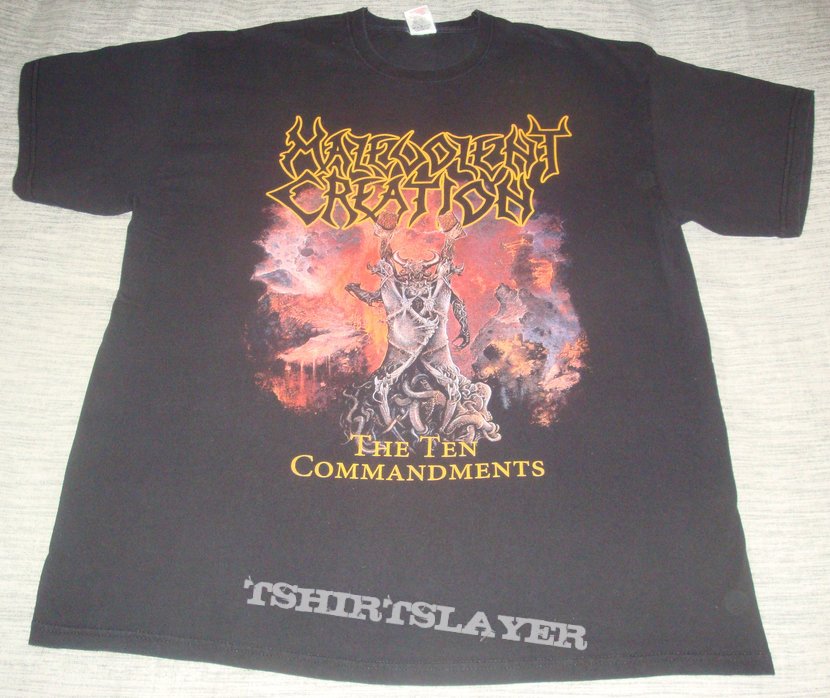 Malevolent Creation - The Ten Commandments Shirt