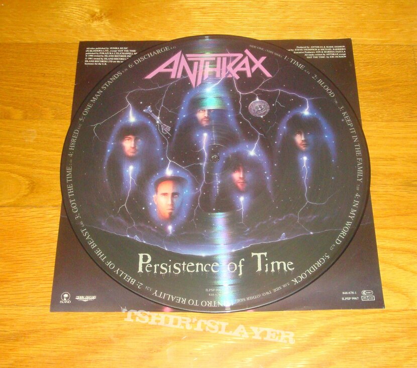 Anthrax - Persistence Of Time LP PICTURE DISC