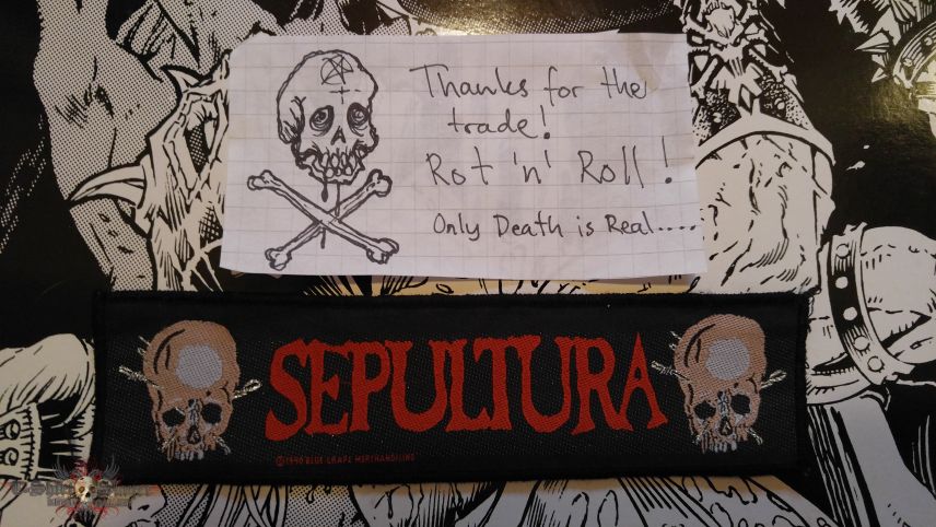 Sepultura - Death From The Jungle stripe patch