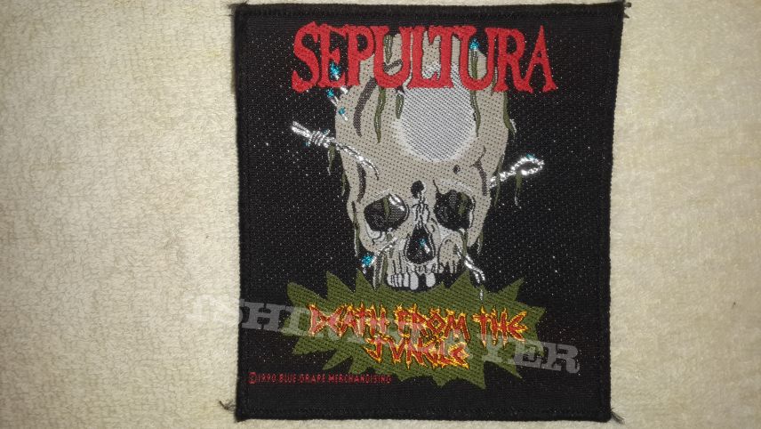 Sepultura Old Patches 