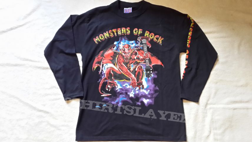 Monsters Of Rock, 1991 Monsters of Rock LS TShirt or Longsleeve
