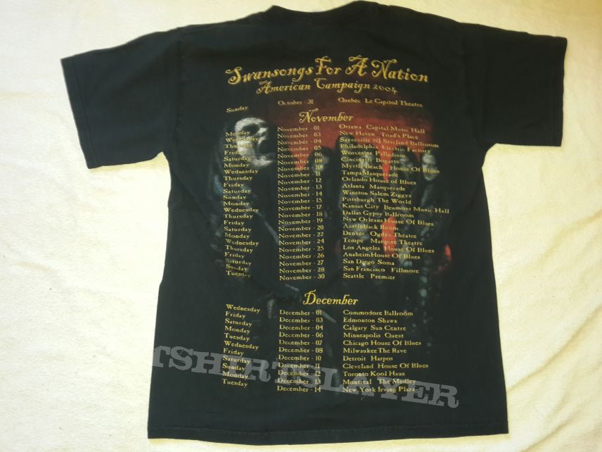 Cradle Of Filth 2004 COF Tour T
