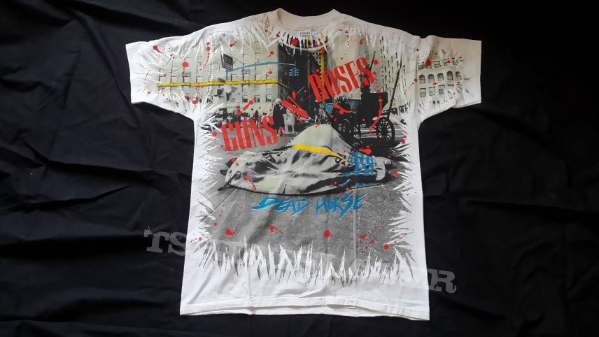 Guns N' Roses 1992 Guns N Roses Dead Horse | TShirtSlayer TShirt