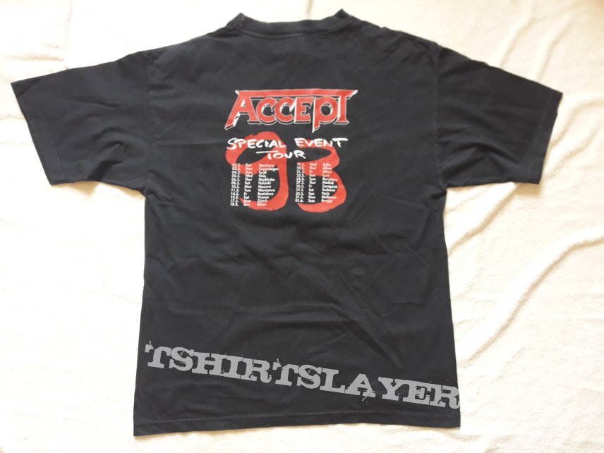 1993 Accept Tour Tee