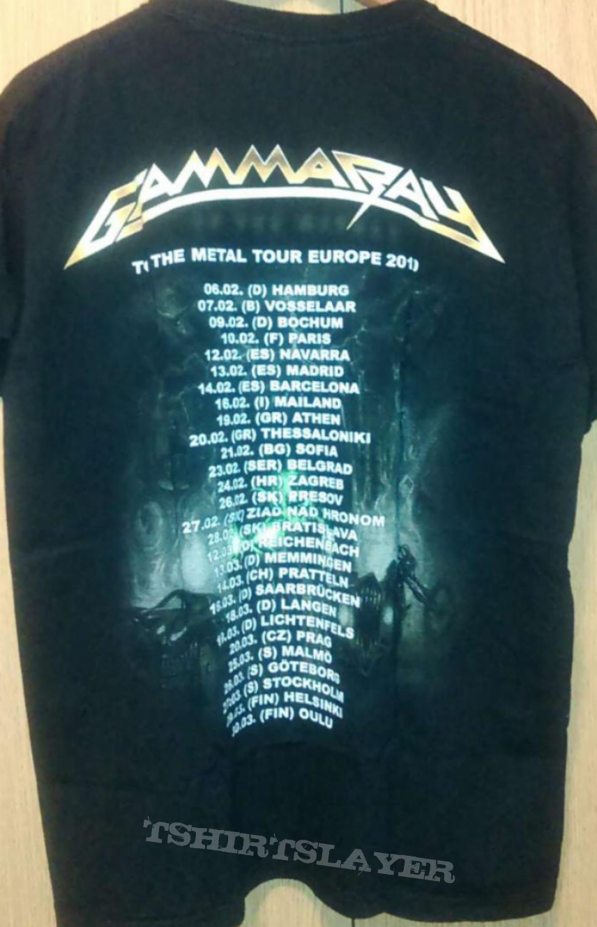 Gamma Ray To the Metal Tour Shirt | TShirtSlayer TShirt and BattleJacket  Gallery