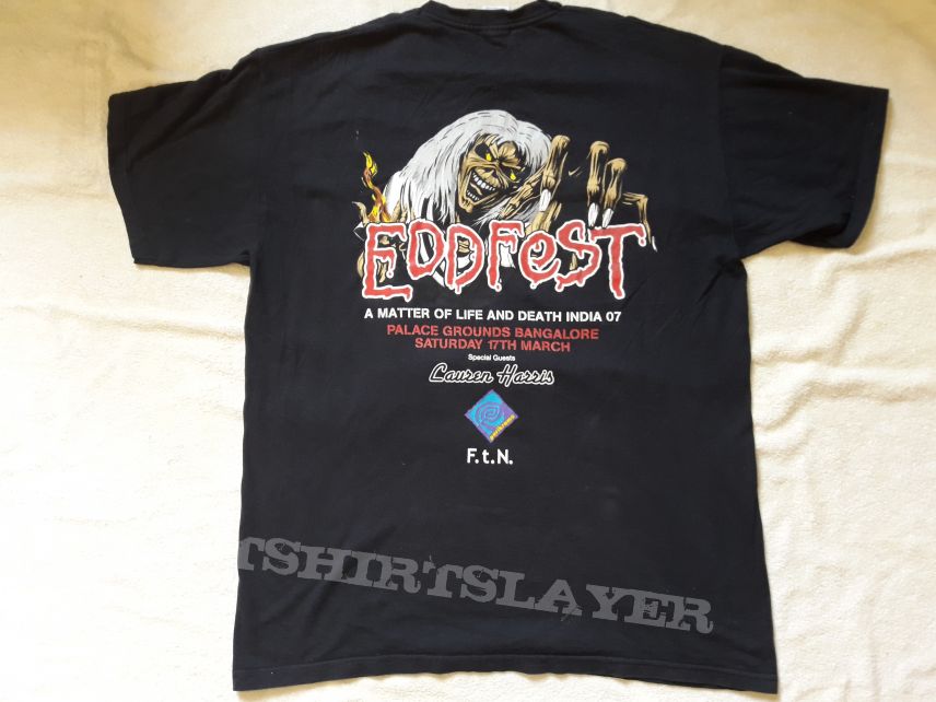 2007 Iron Maiden Tour T