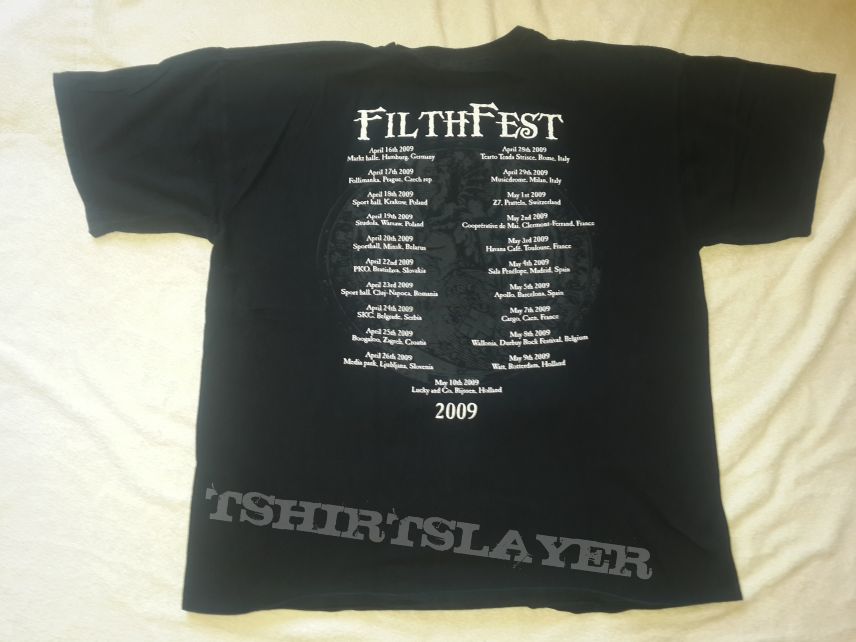 Cradle Of Filth 2009 COF Tour T