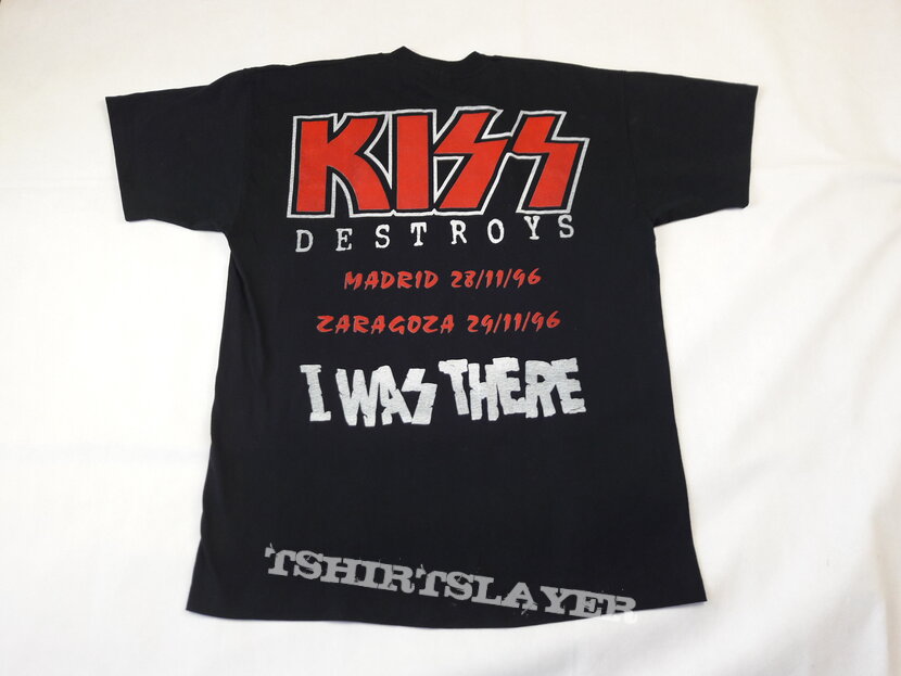 1996 kiss tour shirt