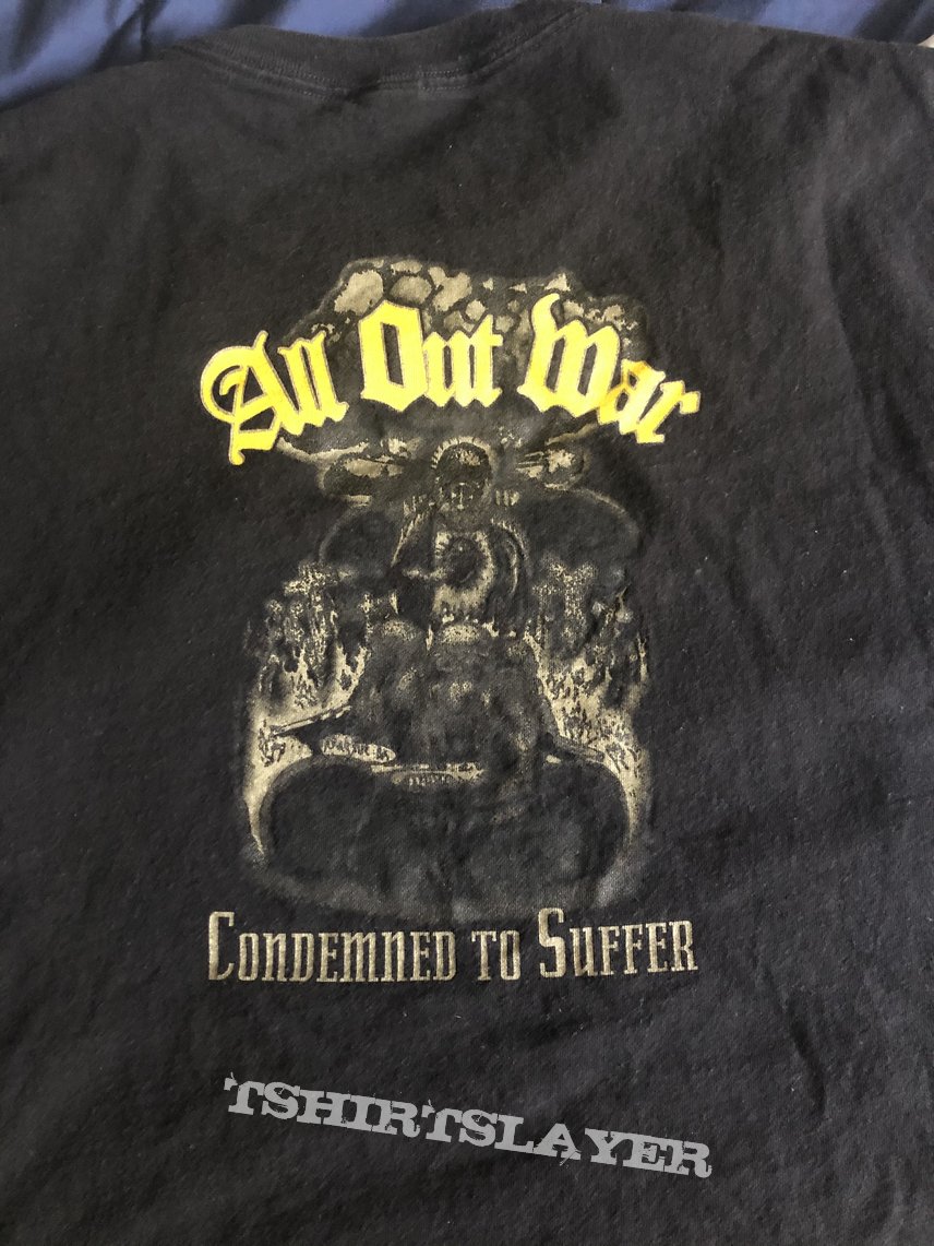 All Out War “Condemned To Suffer” Shirt