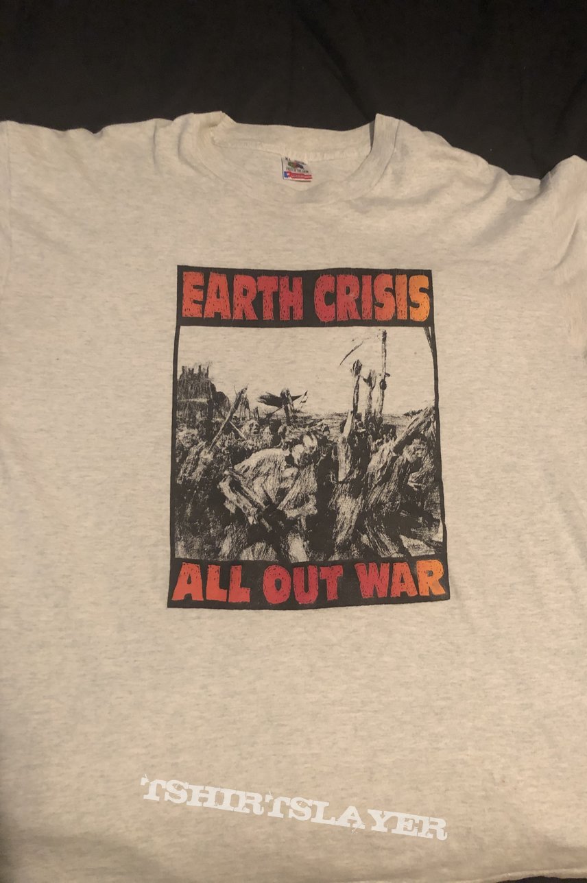 Earth Crisis “All Out War” shirt