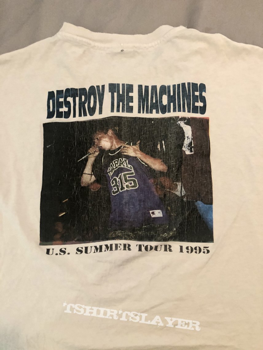 Earth Crisis “Destroy The Machines US Summer Tour 1995” shirt |  TShirtSlayer TShirt and BattleJacket Gallery