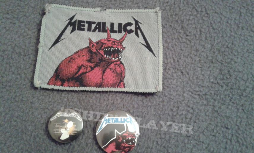 Metallica - Jump In The Fire Original Patch With Pins