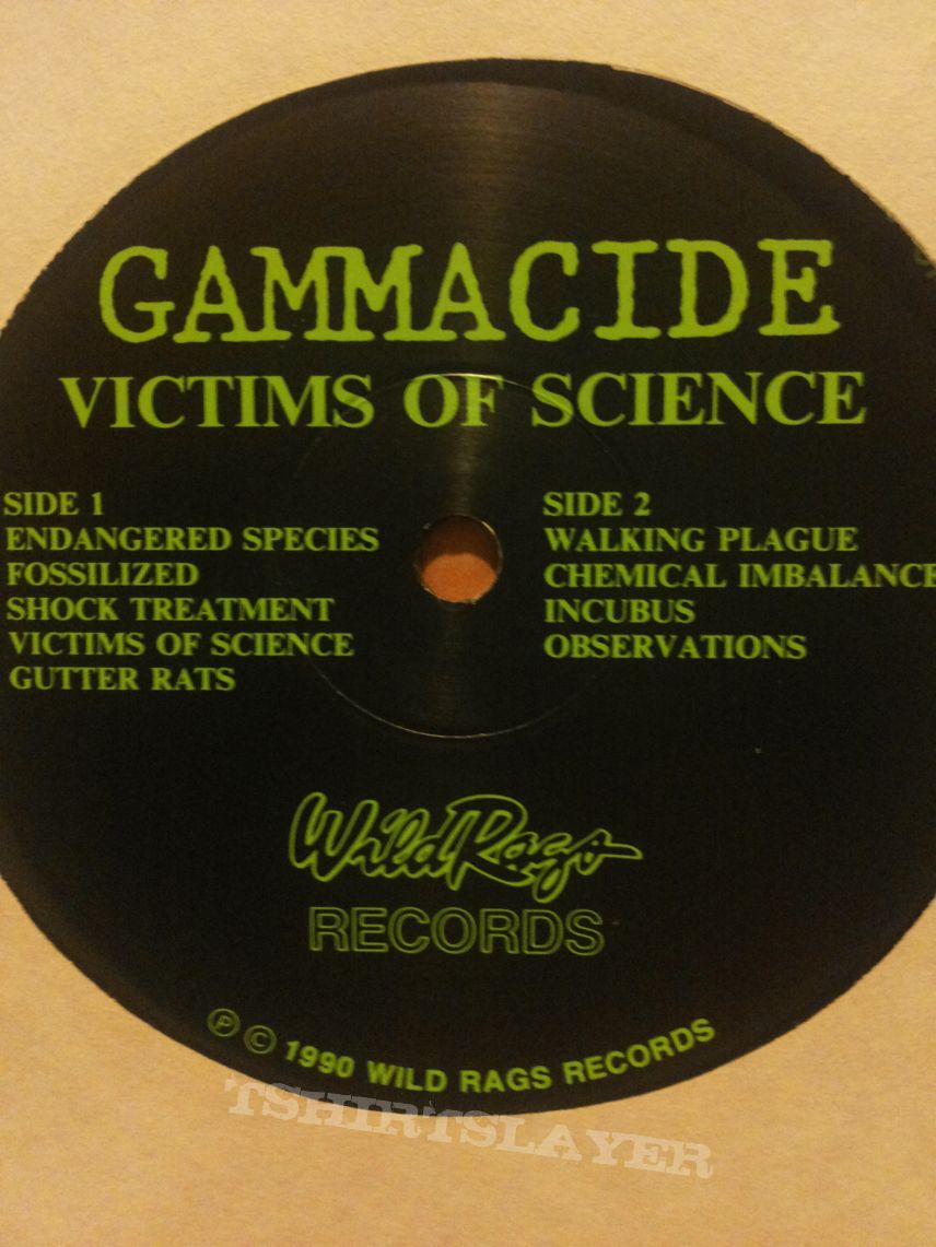 Gammacide - Victims Of Science lp