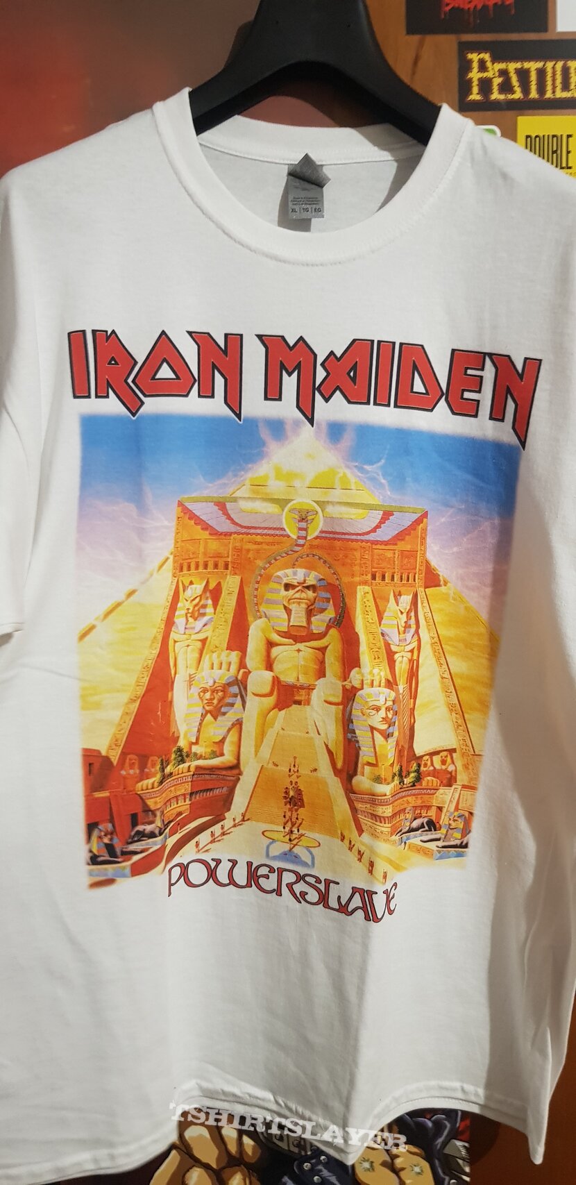 Iron Maiden, Iron Maiden - World Slavery Tour TShirt or Longsleeve (MBF ...