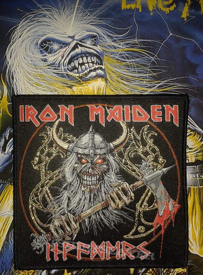 Woven Iron Maiden patch