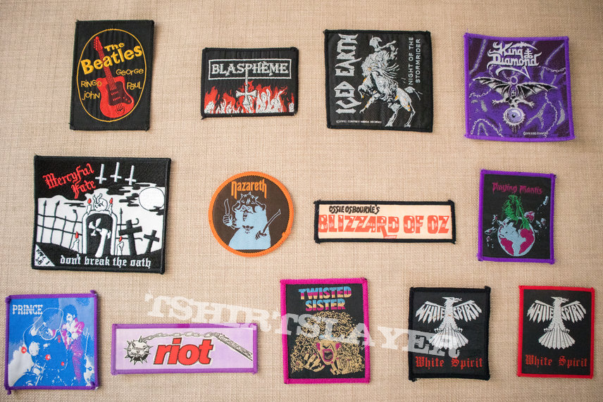 Beatles Heavy Metal and Rock patch collection