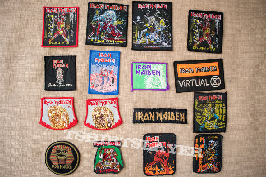 Iron Maiden patch collection