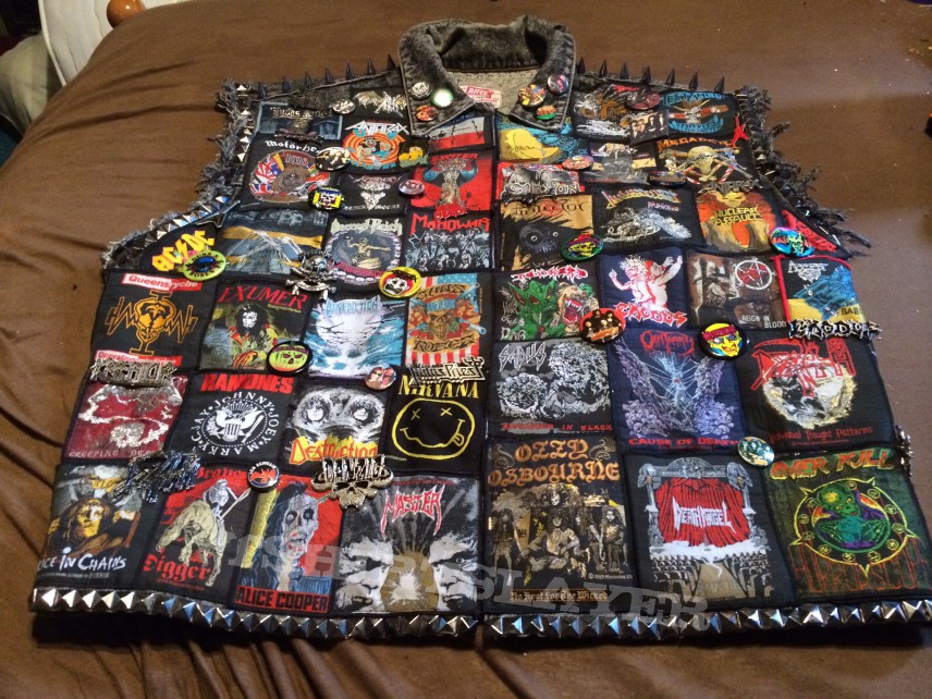 Iron Maiden Vintage style battle jacket